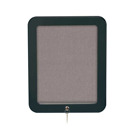 United Visual Products Outdoor Enclosed Combo Board, 72"x36", Satin Frame/Blue & Burgundy UVCB7236OD-BLUE-DBURGU